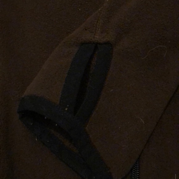 Sold! Brown 66 North hiking fleece jacket details - Picture 4 of 6